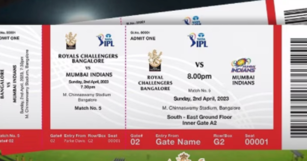 rcb tickets iplticketbooking