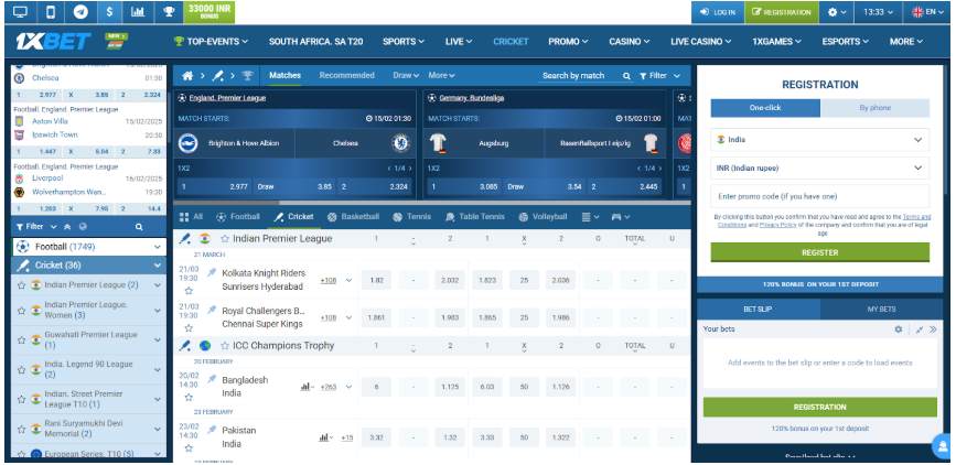 1XBET - IPL Betting Apps